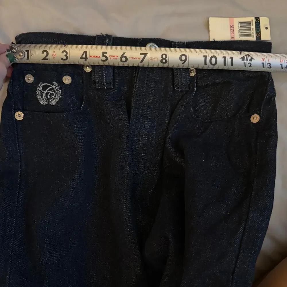 Y2K Coogi Dark Blue, Baggy, Boot Cut Jeans NWT- 10 - Picture 9 of 9